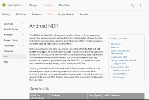 Download NDK