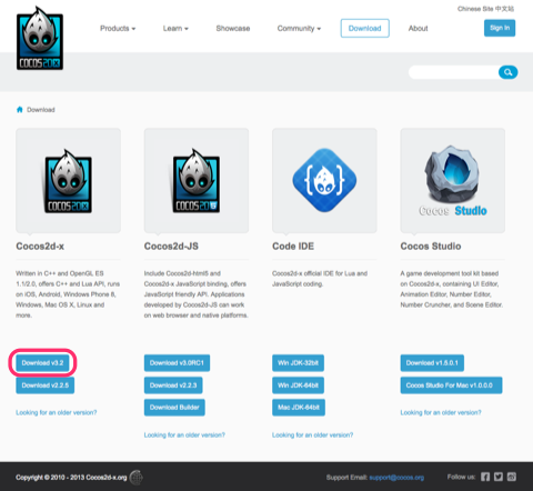 Download_Cocos2d-x_v3_2